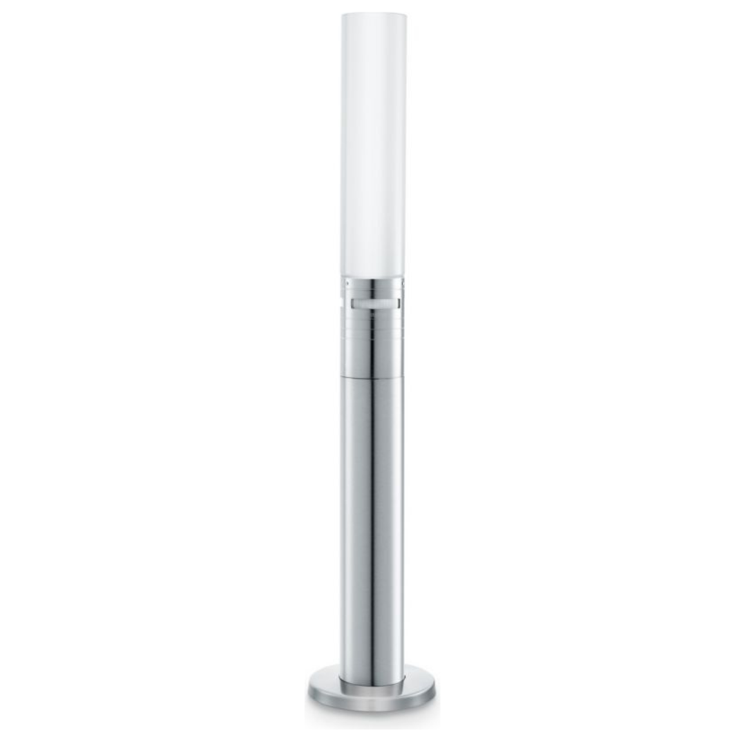 Āra apgaismes stabs ar kustības sensoru, nerūsējošais tērauds, LED, 9.87W, 3000K, 703lm, IP44, sensora attālums 12m un 360°, soft light start, izmēri: d199x1038mm, GL 60 S, STEINEL