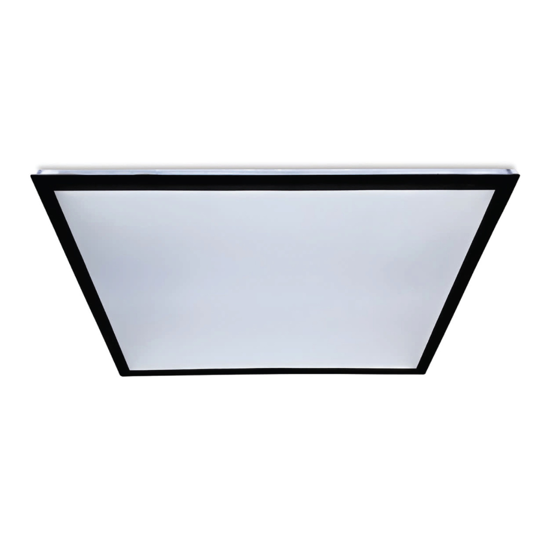 LED Panelis zemapmetuma / armstrong griestiem, melns rāmis, 40W, 4300Lm, CCT 3000K-4000K-6000K, 595x595x32mm