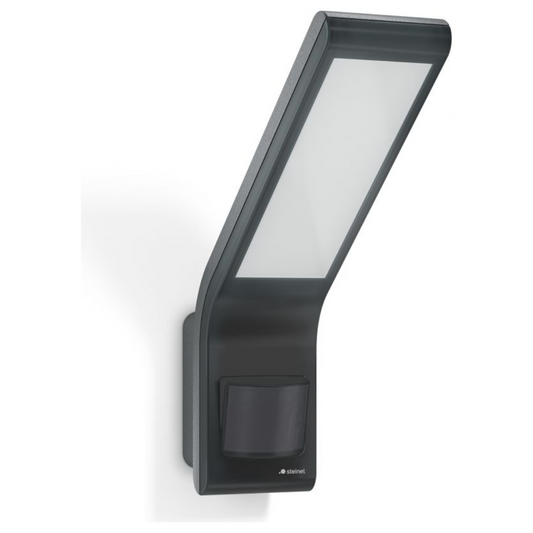 LED prožektors sienas, antracīts, XLED slim S, ar kustības sensoru, 7.2W, 648lm, 3000K, IP44, 160°, 8m, STEINEL