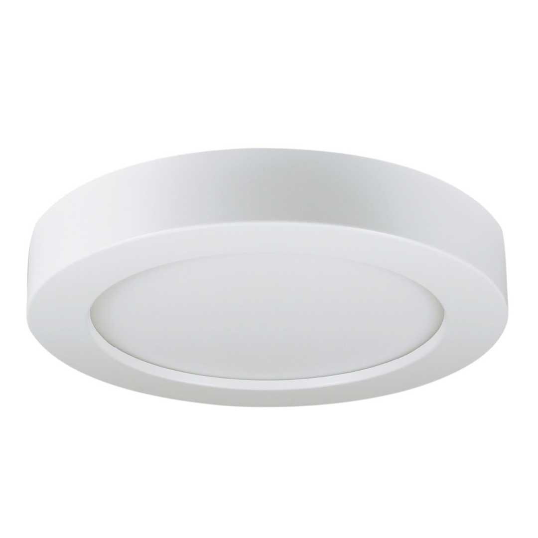 LED panelis virsapmetuma 337-308, 6W, apaļš, CCT 2700/4000/6500K, 400lm, 122mm, balts
