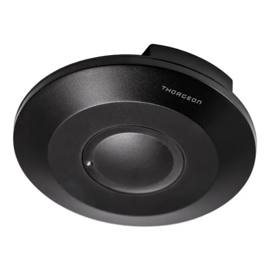 Mikroviļņu kustības sensors, 360 grādi, 1-8m, 2000W, IP20, melns, THORGEON