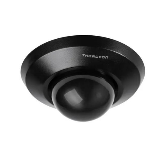 Klātbūtnes sensors melns, virsapmetuma / zemapmetuma, 360 grādi, 20m darbības radius, IP44, 1000W, Thorgeon