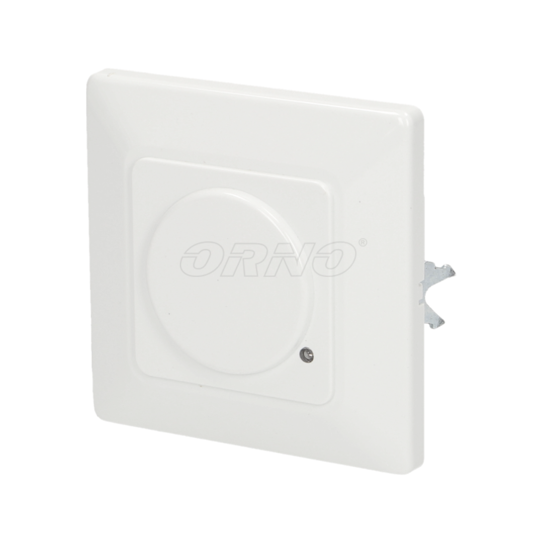 Mikroviļņu kustības sensors, balts, zemapmetuma, paredzēts uzstādīšanai uz sienas, 180 grādi, 5-15m darbības attālums, IP20, 1200W, ORNO