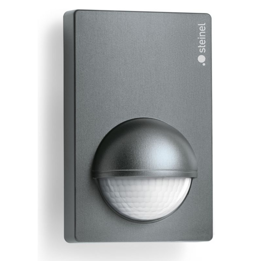 IS 180-2 sienas Infrasarkano staru sensors ar 180° uztveršanas leņķi. Uztveršanas attāIums r=max.5/12m šķērskustībai un r=max.4 m kustībai uz sensoru. Pieslēguma jauda 1000W, LED max.6x58W. Montāžas augstums 1,8-4m. STEINEL