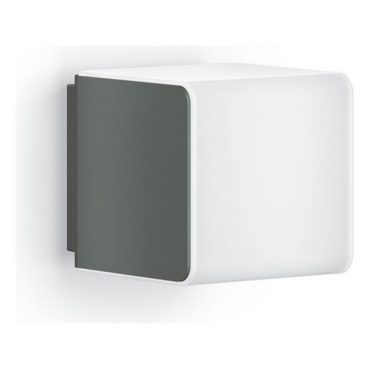Āra sienas gaismeklis ar kustības sensoru, antracīts, LED, 9.1W, 3000K, 493lm, IP44, sensora attālums 5m un 160°, ar Bluetooth savienojumu un vadību, soft light start, L 830 SC, STEINEL