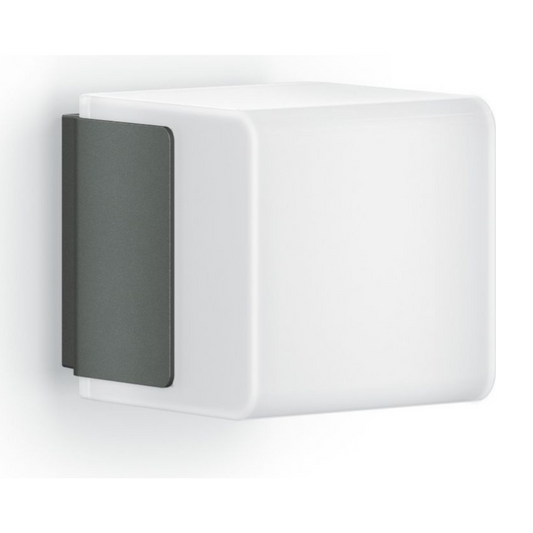 Āra sienas gaismeklis ar kustības sensoru, antracīts, LED, 9.1W, 3000K, 616lm, IP44, sensora attālums 5m un 160°, ar Bluetooth savienojumu un vadību, soft light start, L 835 SC, STEINEL