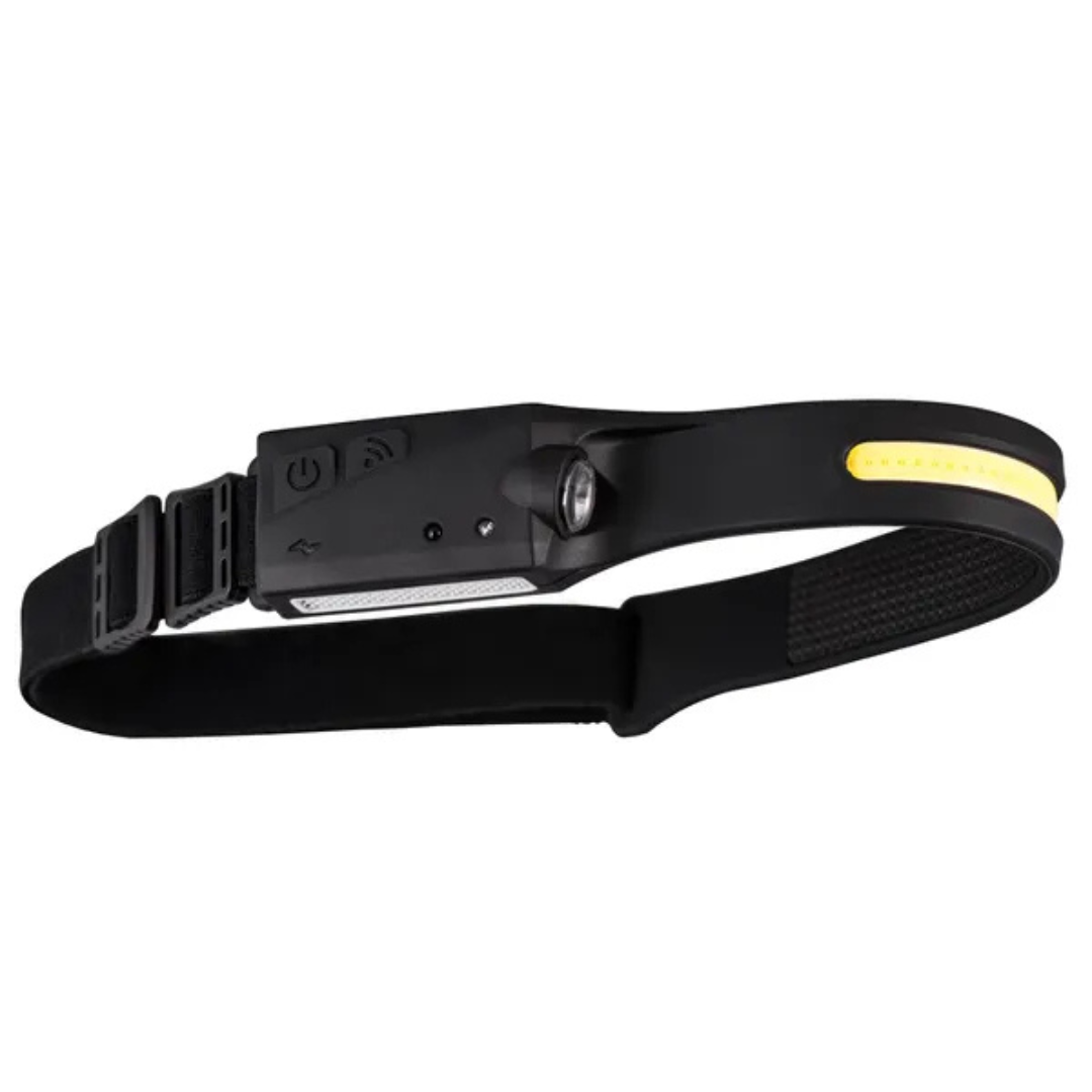 LED galvas lukturis uzlādējams ar sensoru iesl./izsl., 10W, 120lm/350lm, IPX4, apgaismojuma ilgums ar pilnu uzlādi līdz 6 stundām, THORGEON