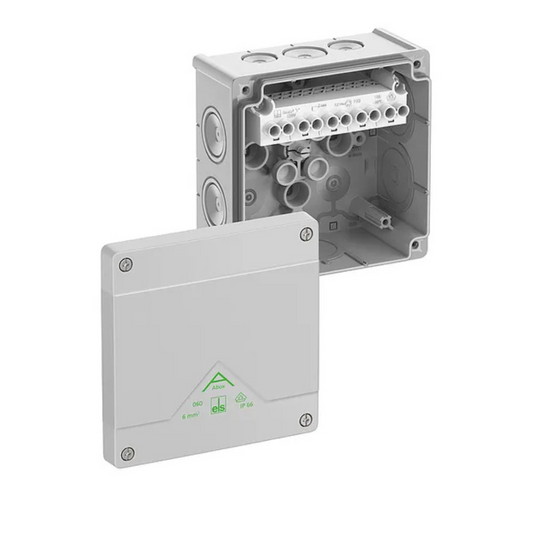 Nozarkārba Abox 060-6², 127x127x70mm, IP65, Spelsberg