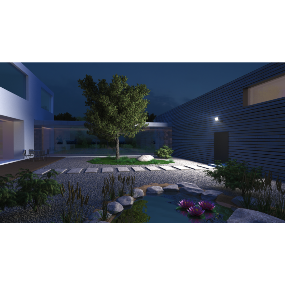 LED prožektors, antracīts, 42.6W, 4200lm, 3000K, IP44, XLED ONE XL, STEINEL