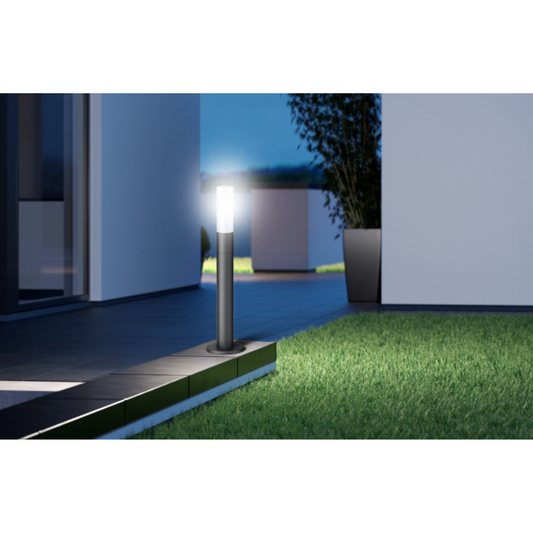 Āra apgaismes stabs, antracīts, LED, 8.7W, 3000K, 575lm, IP44, IK07, izmēri: d180x770mm, GL 65, STEINEL