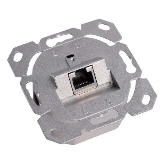 Interneta ligzda mehānisms 1x8 Cat6a UAE, der visam slēdžu/rozešu sērijam ar UAE centr.platēm, THORGEON