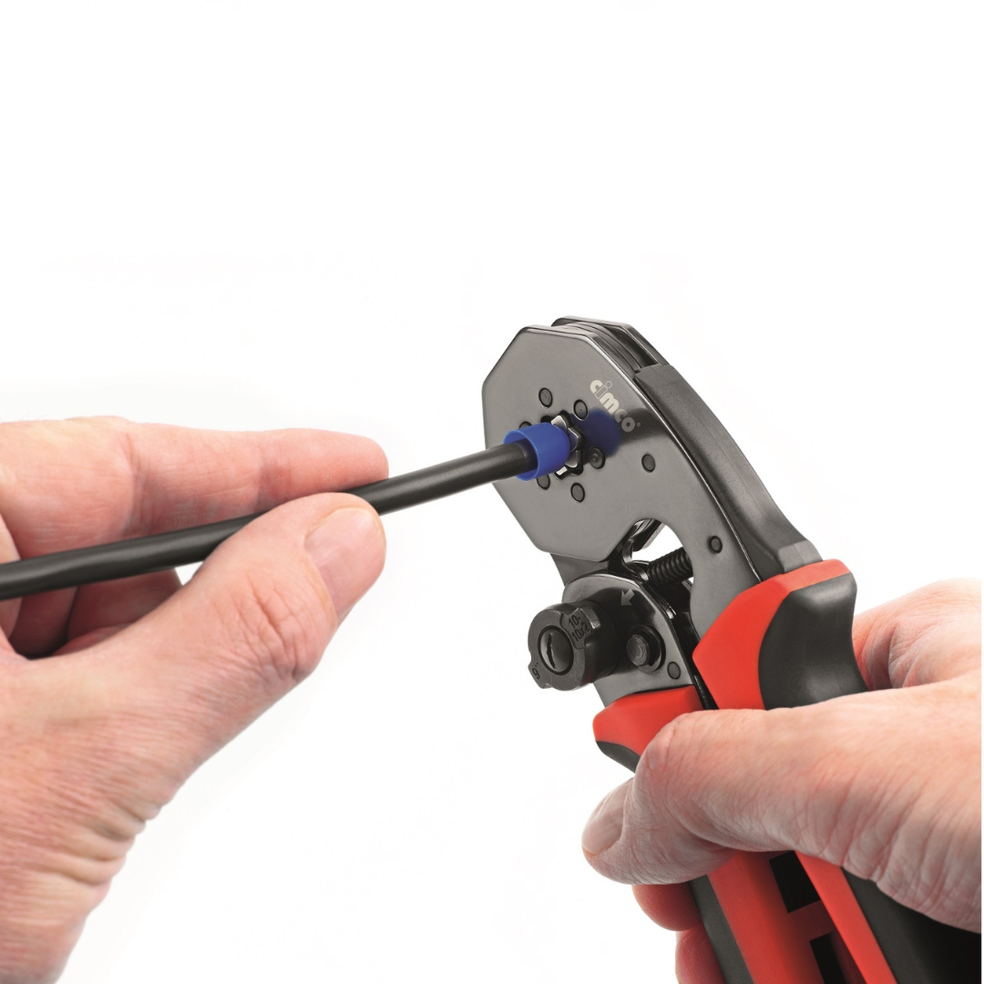 Āderuzgaļu prese, 0.08-16mm², sešstūra forma, CIMCO