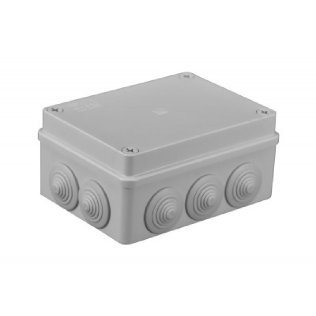Nozarkārba pelēka S-BOX 306, 150x110x70mm, IP65, Pawbol