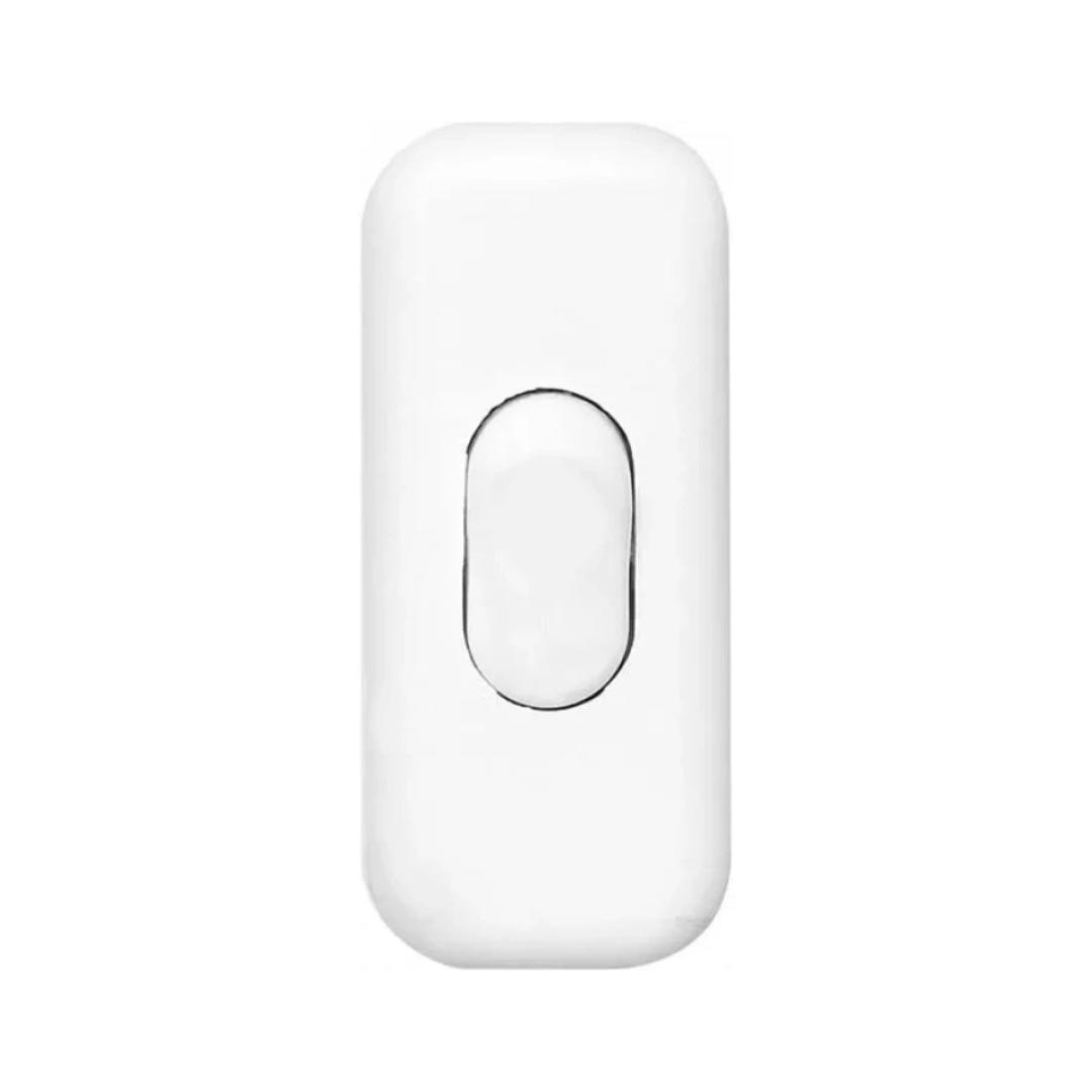 Slēdzis vadam, balts, 2.5A, 250V, KF-DS-4