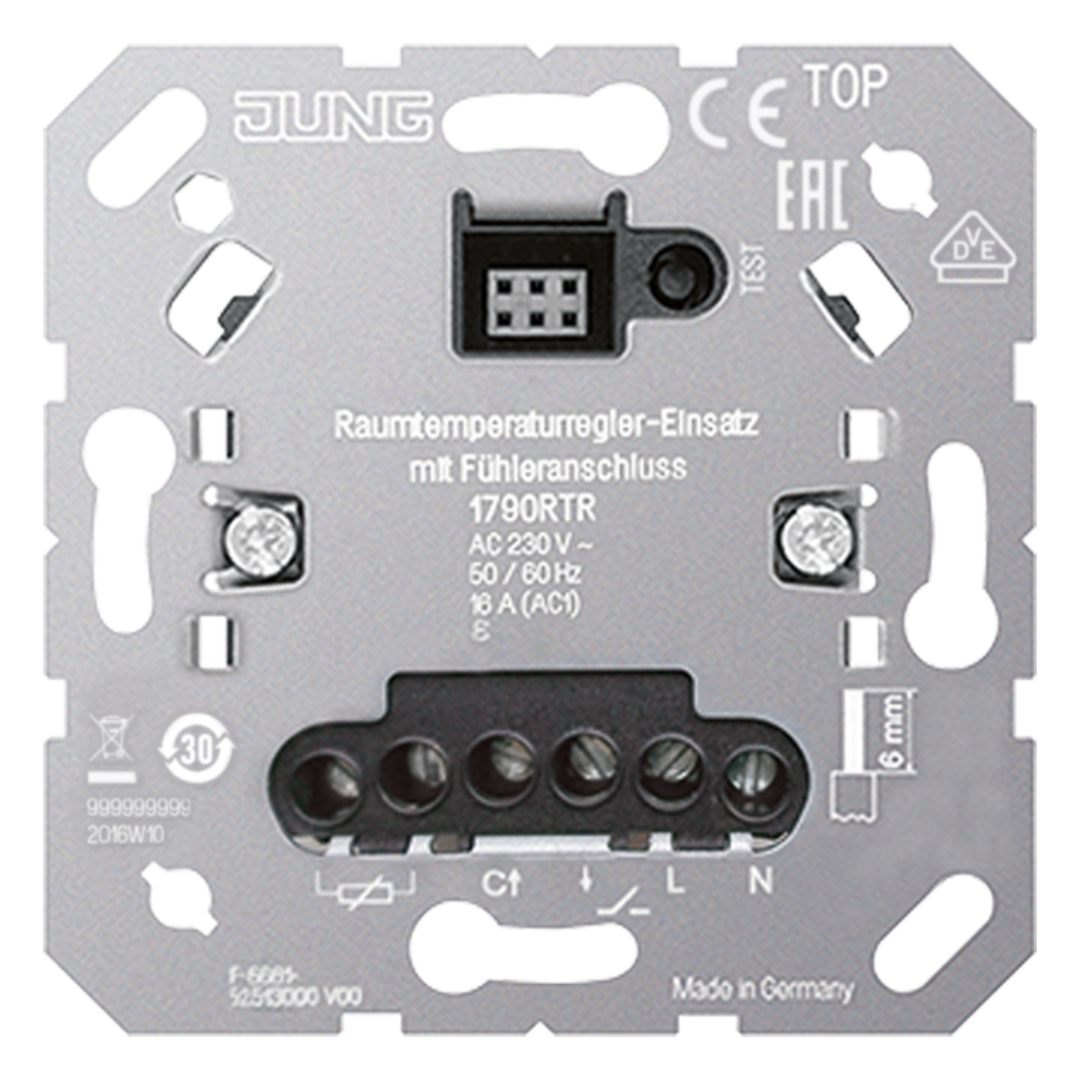 Temperatūras regulātors digitālais ar displēju, programmējams temperatūras regulātors, mehānisms z/a, 1790RTR