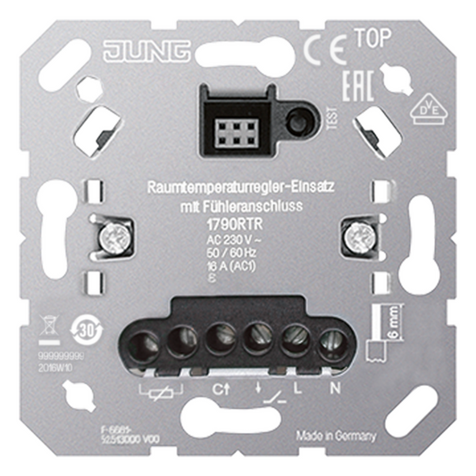 Temperatūras regulātors digitālais ar displēju, programmējams temperatūras regulātors, mehānisms z/a, 1790RTR