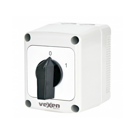 Paketslēdzis 0-1, 1P, 25A, IP65, PNRS2590, Vexen