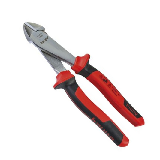 Kabeļa griezējs, VDE, 1000V, 205mm, Haupa