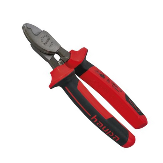 Kabeļa šķēres, VDE, 1000V, 160mm, Haupa