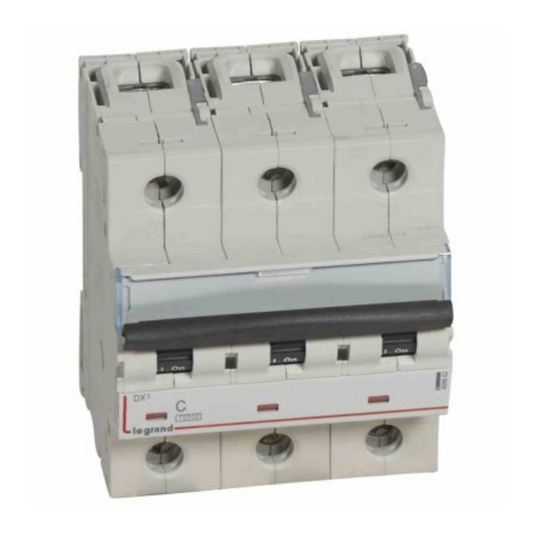 Automātiskais slēdzis DX3 3P C 125A 10kA, Legrand