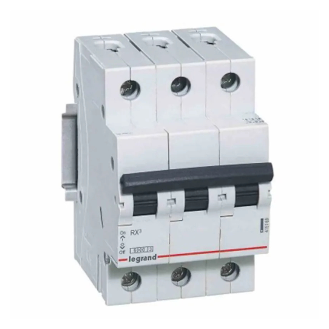 Automātiskais slēdzis RX3 3P C 63A 6kA, Legrand