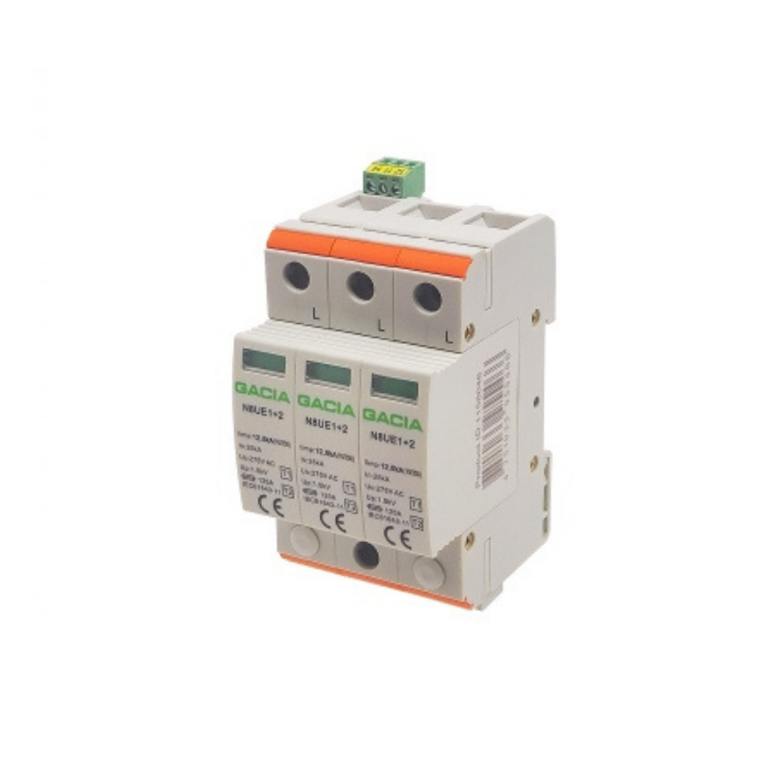 Pārsprieguma aizsardzība GSPD 1+2, 12.5kA, B+C, 3 Polu