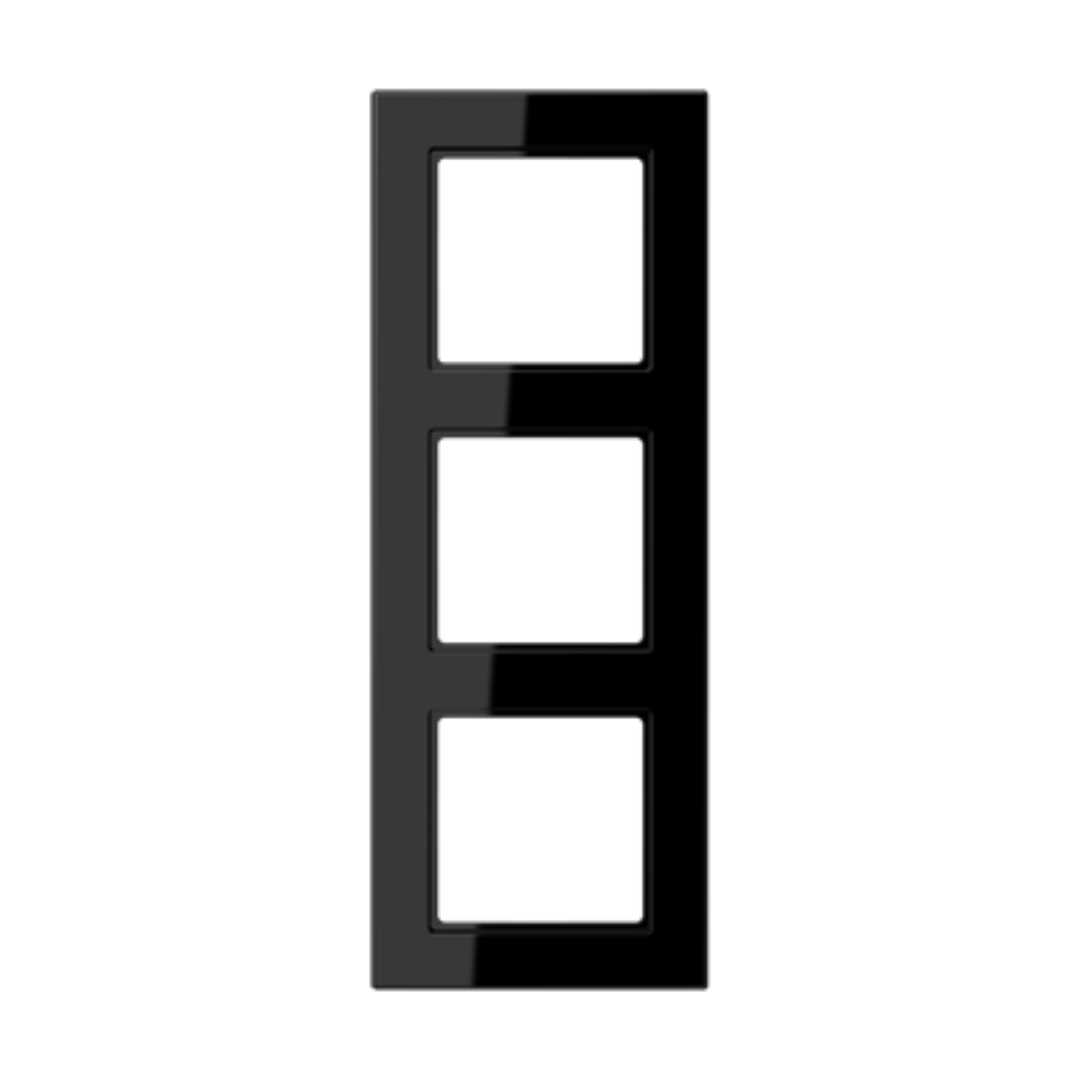 Rāmis 3-vietīgs, melns, A550