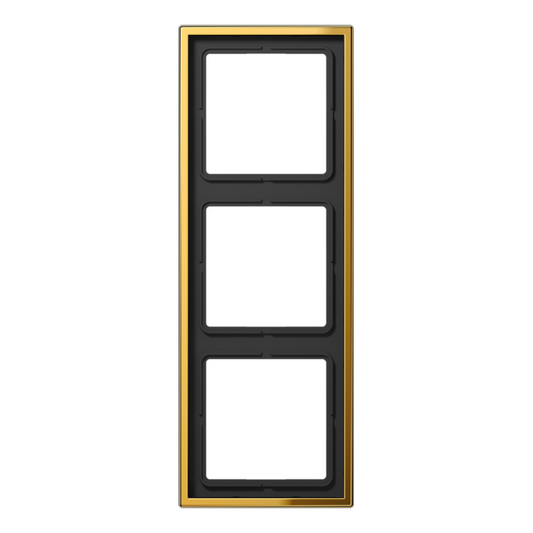 Metāliskais rāmis 3-vietīgs, zelta krāsā, LS990