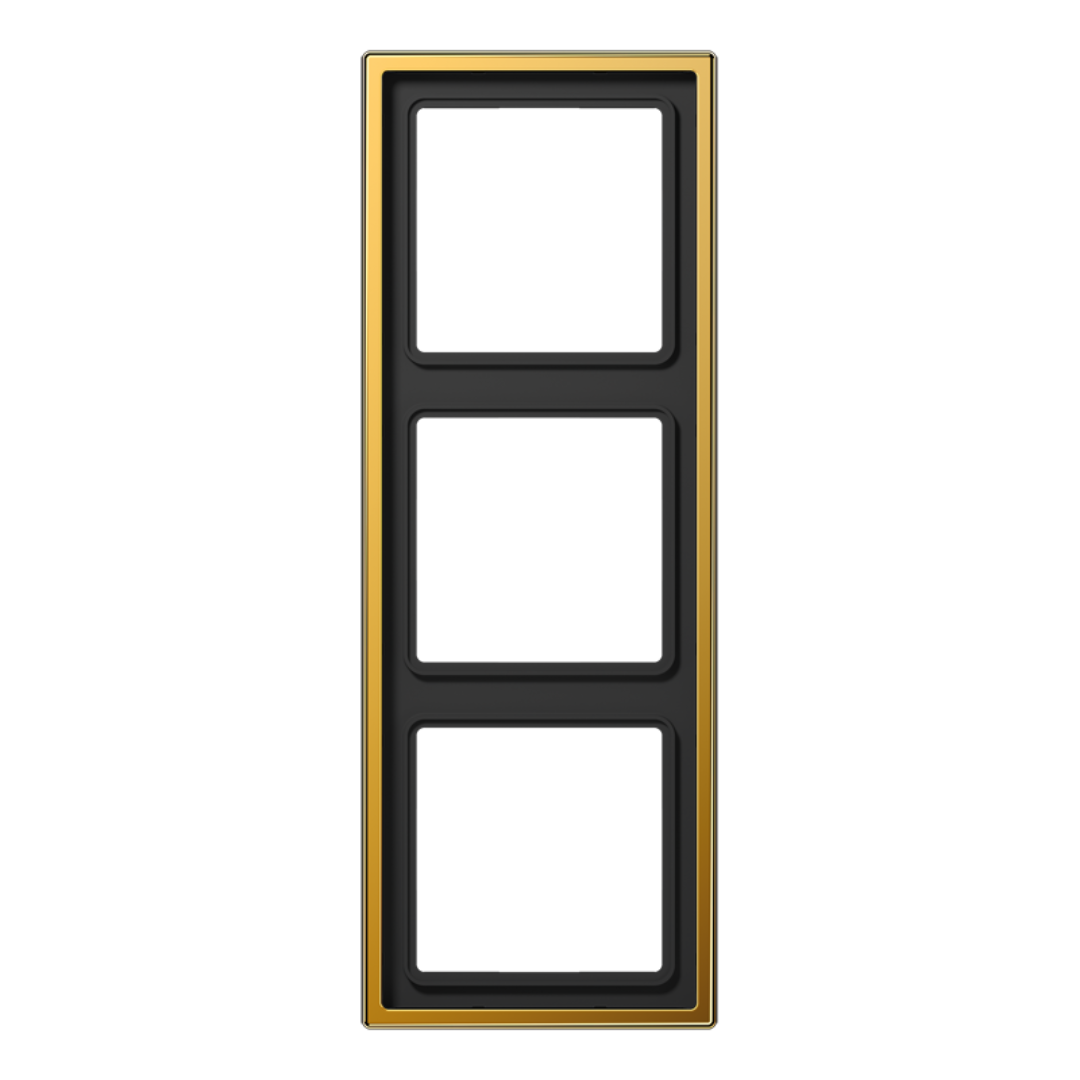 Metāliskais rāmis 3-vietīgs, apzeltīts, LS990