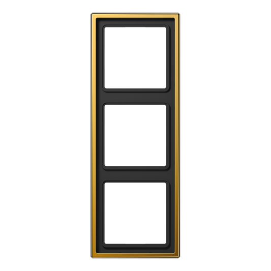 Metāliskais rāmis 3-vietīgs, apzeltīts, LS990