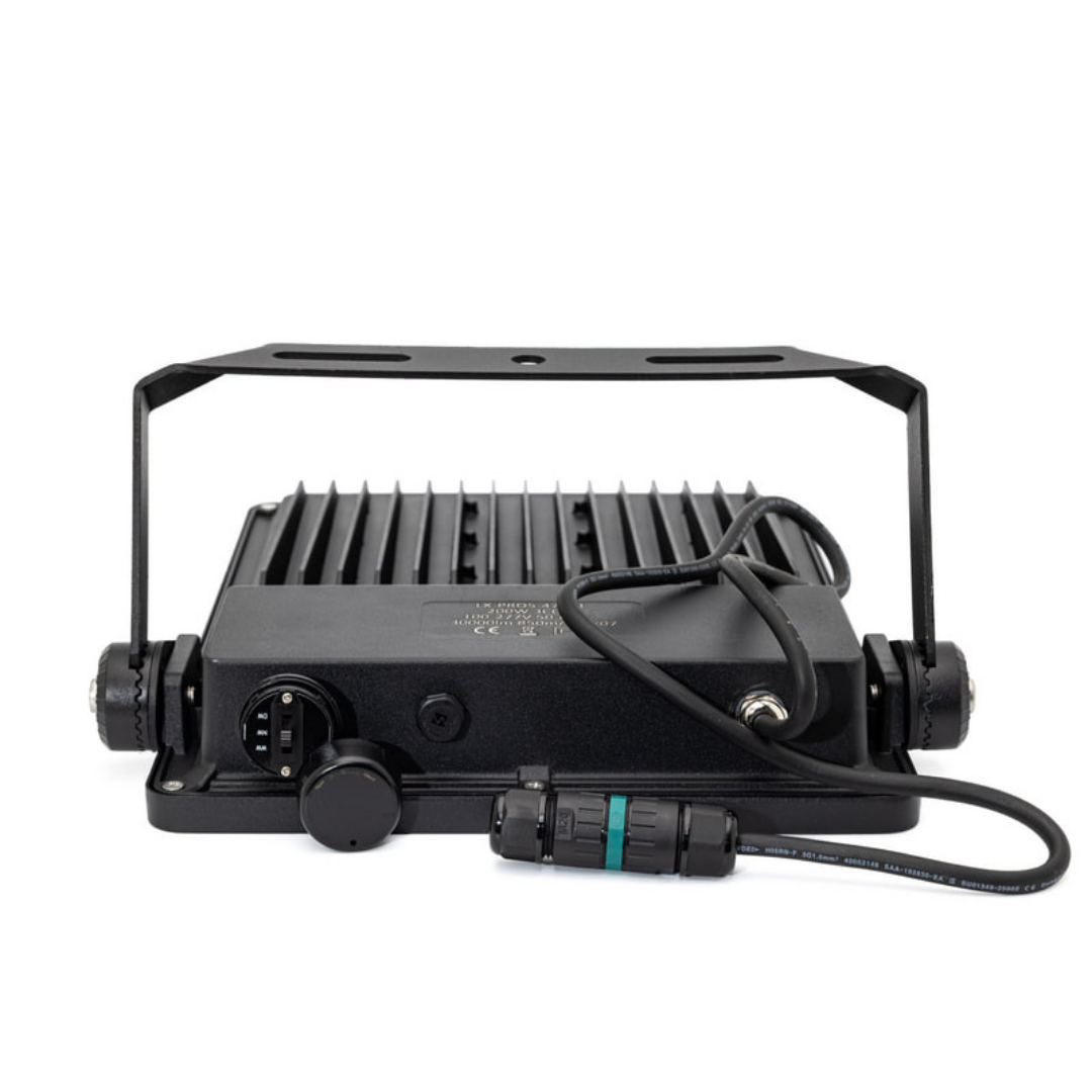 LED Prožektors PRO5, IP65, 200W, 3CCT, 3000K/4000K/6000K, 30000lm, 373x312x55mm, melns, LEDURO