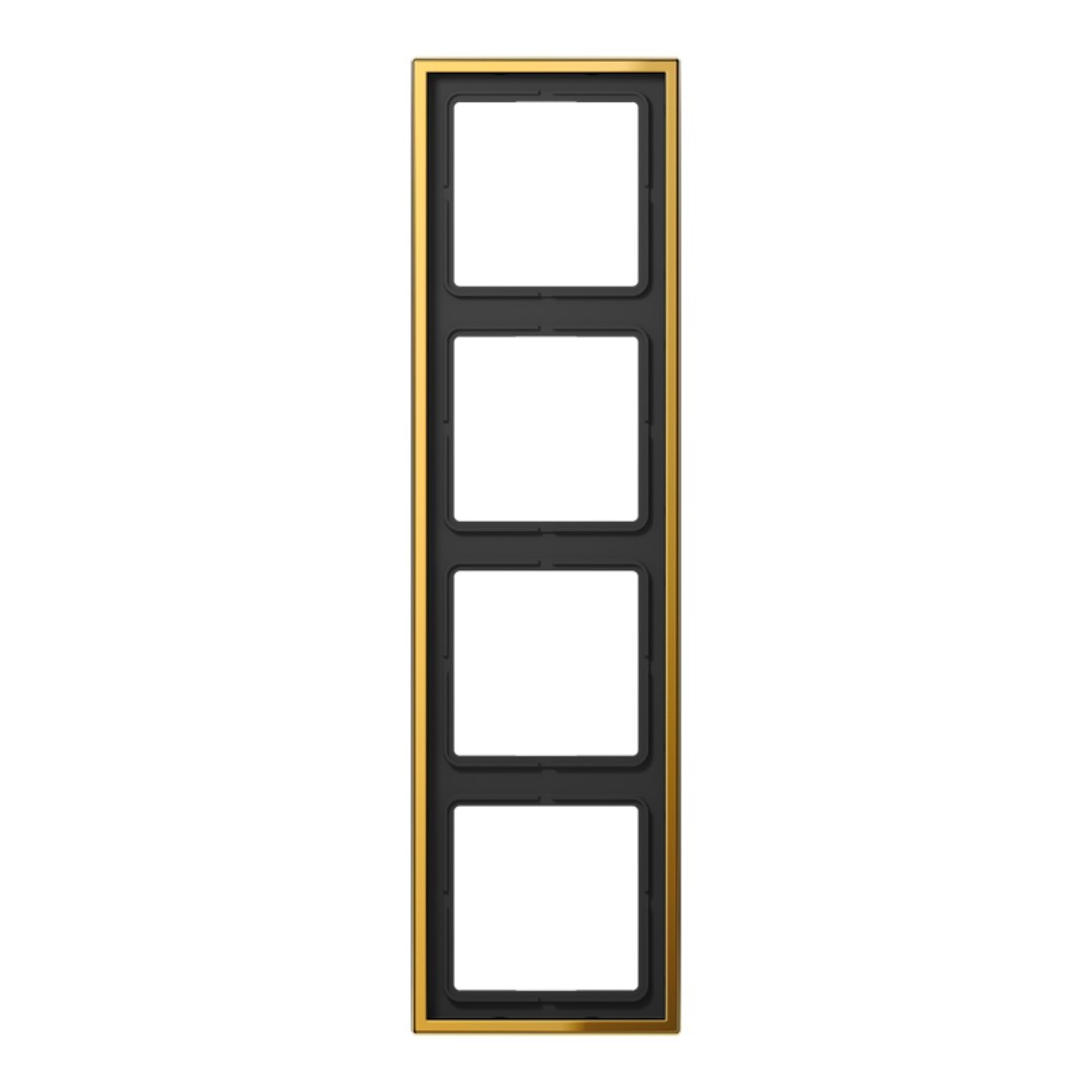 Metāliskais rāmis 4-vietīgs, zelta krāsā, LS990