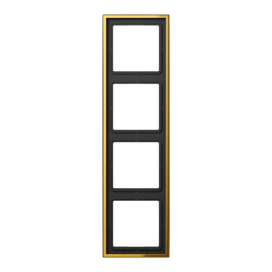 Metāliskais rāmis 4-vietīgs, zelta krāsā, LS990