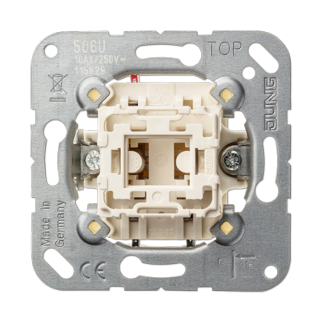 Pārslēdzis, 10 AX/250 V, mehānisms z/a 506U