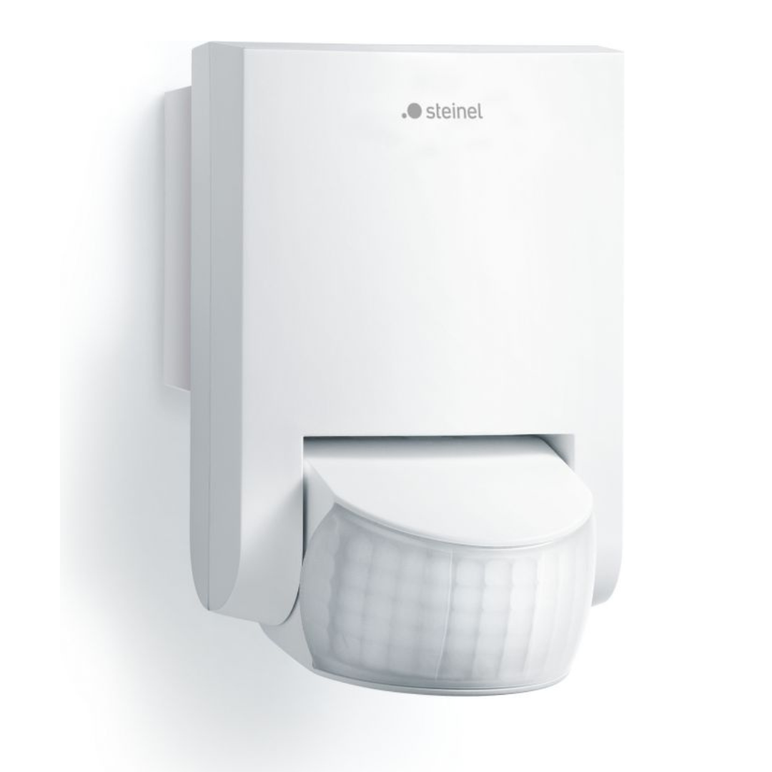 IS 130-2 sienas infrasarkano staru sensors ar 130° uztveršanas leņķi. Pagriežams 50° horizontāli un 90° vertikāli. Uztveršanas attāIums r=max.12m šķērskustībai un r=max.3 m kustībai uz sensoru. IP54. Pieslēguma jauda 600W, LED max.4 gab.