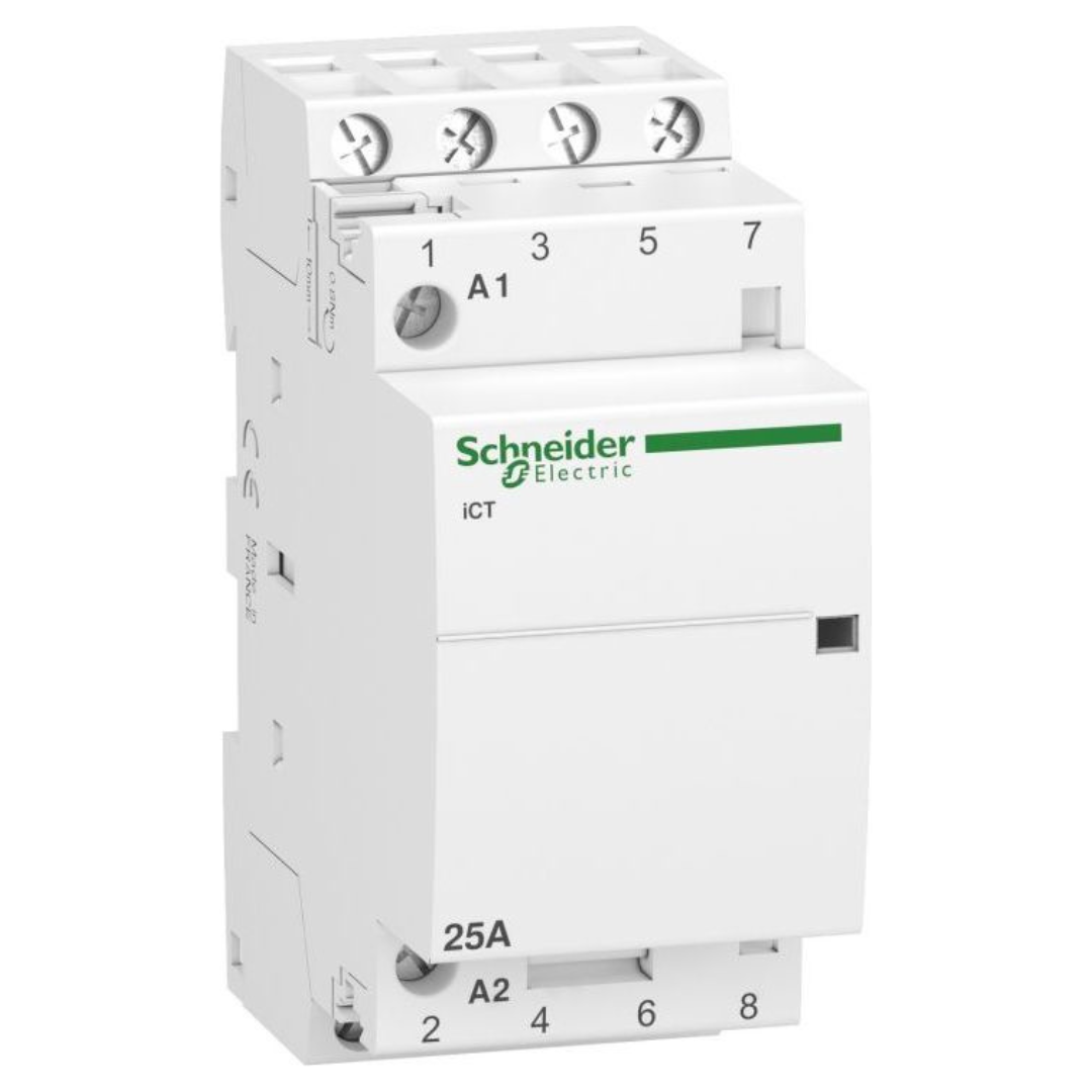 Modulārais kontaktors 4NO, 25A, AC 230V, iCT, Acti9