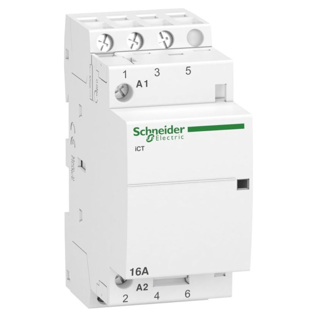 Modulārais kontaktors 3P, 3NO, 16A, AC 230V, iCT, Acti9
