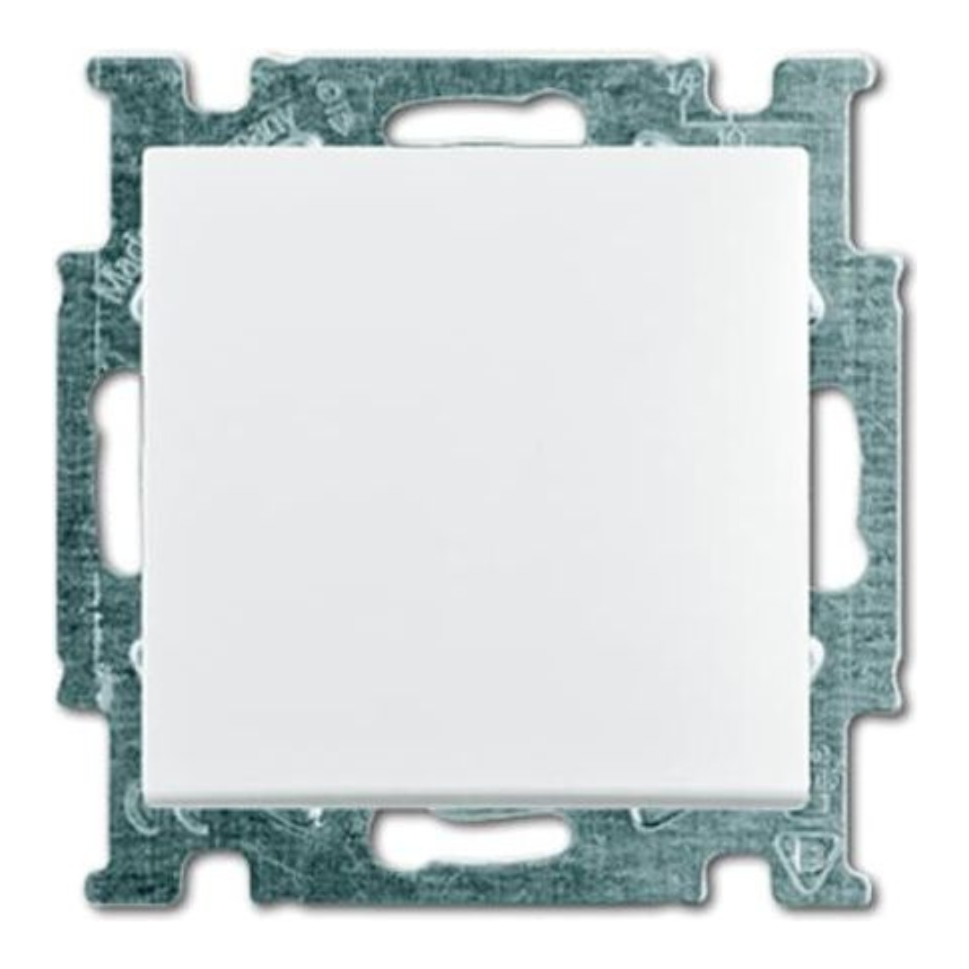 Slēdzis 1-pola, mehānisms, balts, Basic 55