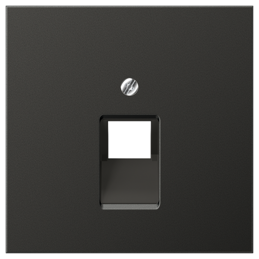 Metāliskā nosegplāksne IAE/UAE datu ligzdai, 1xRJ45, antracīts, LS990