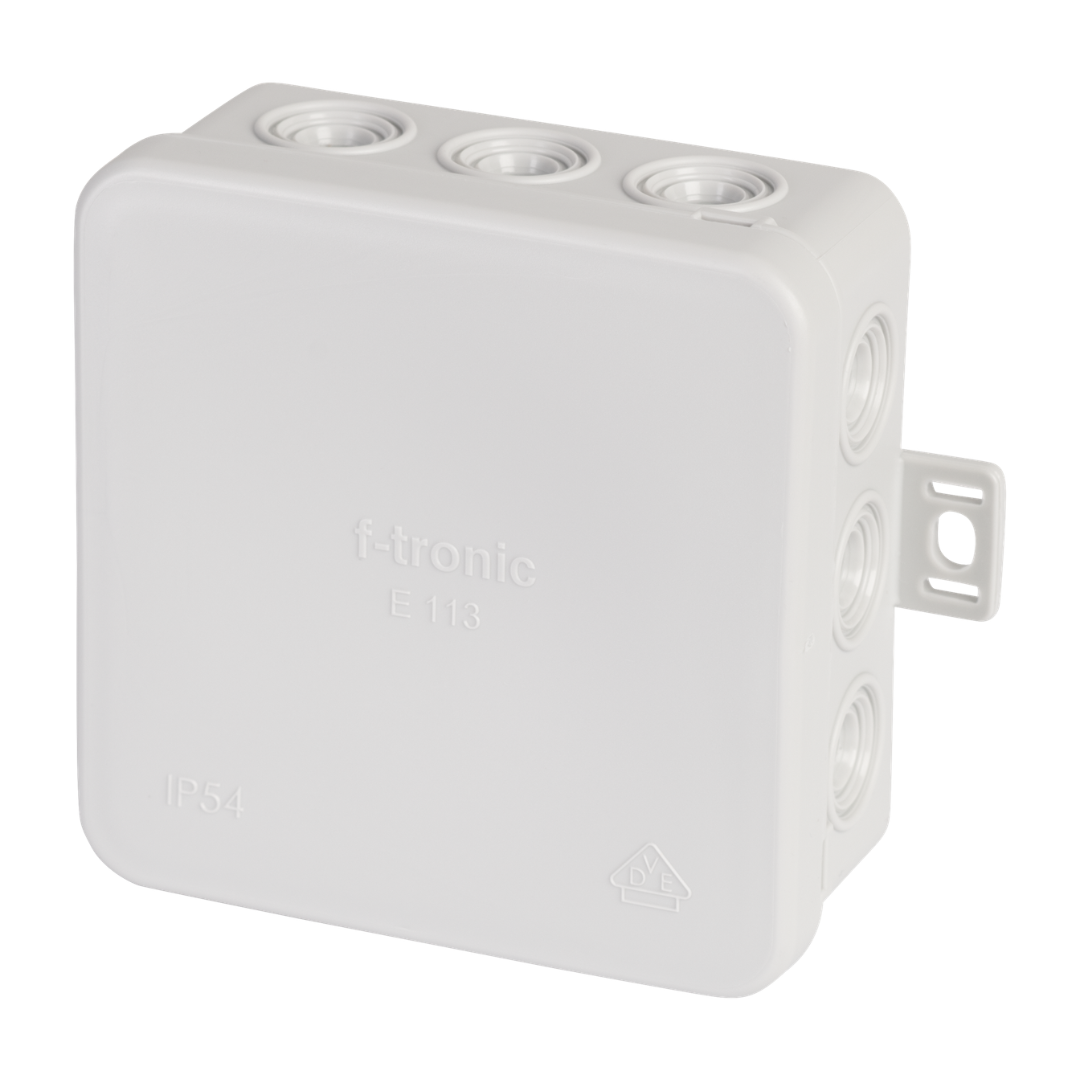 Nozarkārba E113, 85x85x40mm, IP54, F-tronic