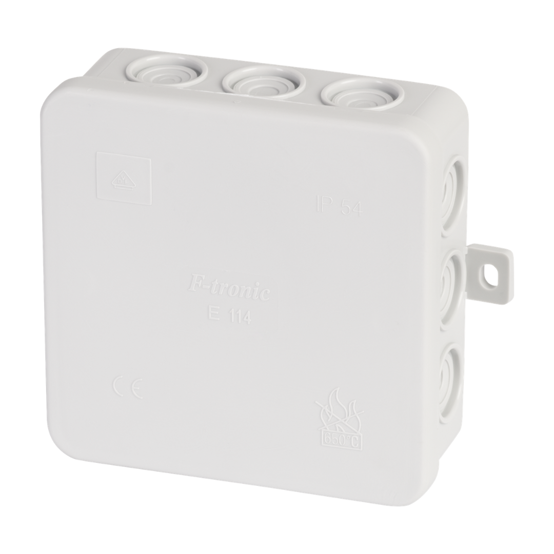 Nozarkārba E114, 100x100x40mm, IP54, F-tronic
