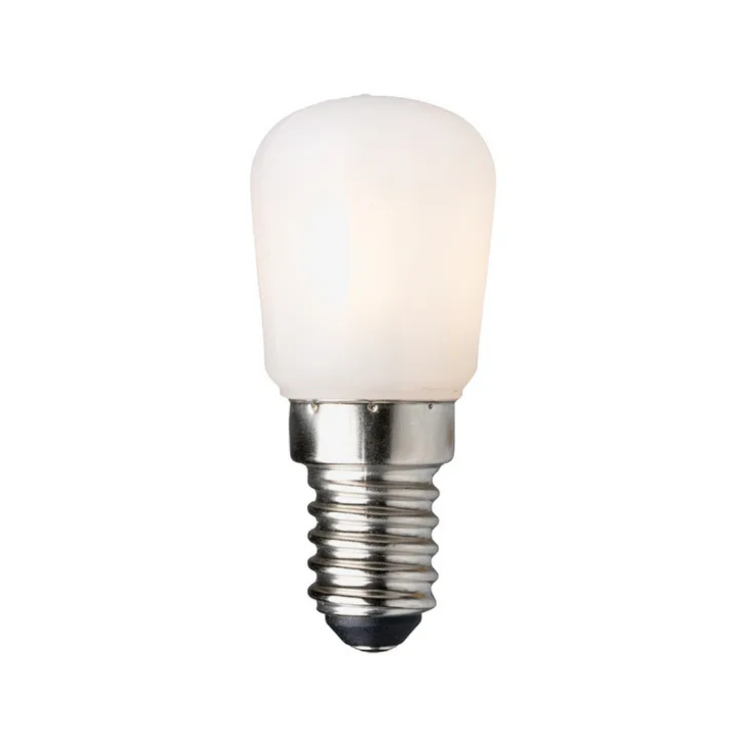 LED spuldze speciāla, E14, 2W, 10-15V, T26, 2700K, 140Lm, Duralamp