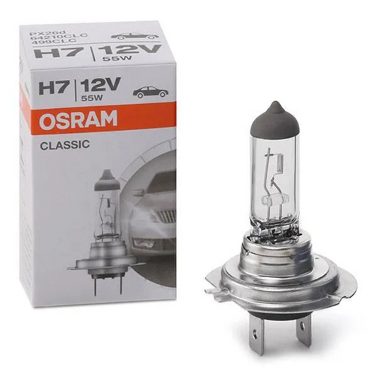 Auto spuldze, H7, 55W, 12V, PX26D, OSRAM