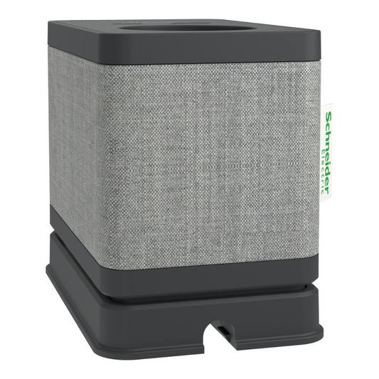 Galda bloks S, kontaktligzda + USB A un USB C, melns, Unica system+
