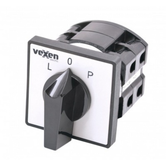 Paketslēdzis motora reversēšanai L-0-R, 3P, 63A, RS06311U, Vexen