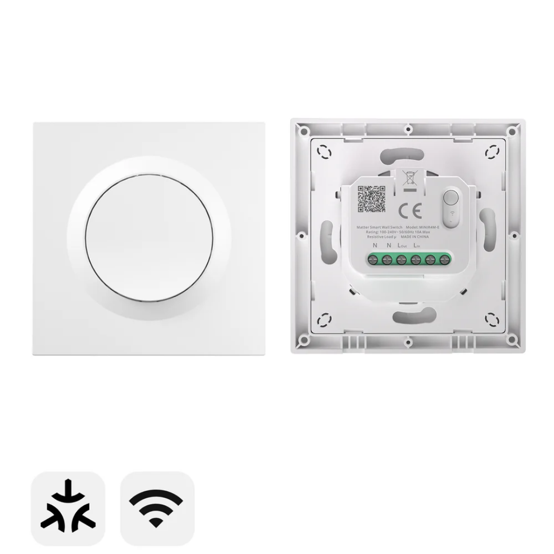 Viedais WiFi zemapmetuma slēdzis, 1 kanāls, 10A, AC 100-240V, 2400W, SONOFF