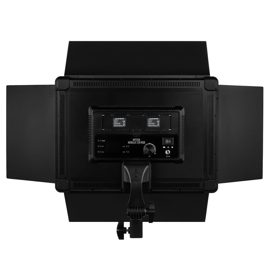 LED lampa Soft Light, MITOYA, MOBULA 128, 2500-8500K + RGB, (bez statīva)