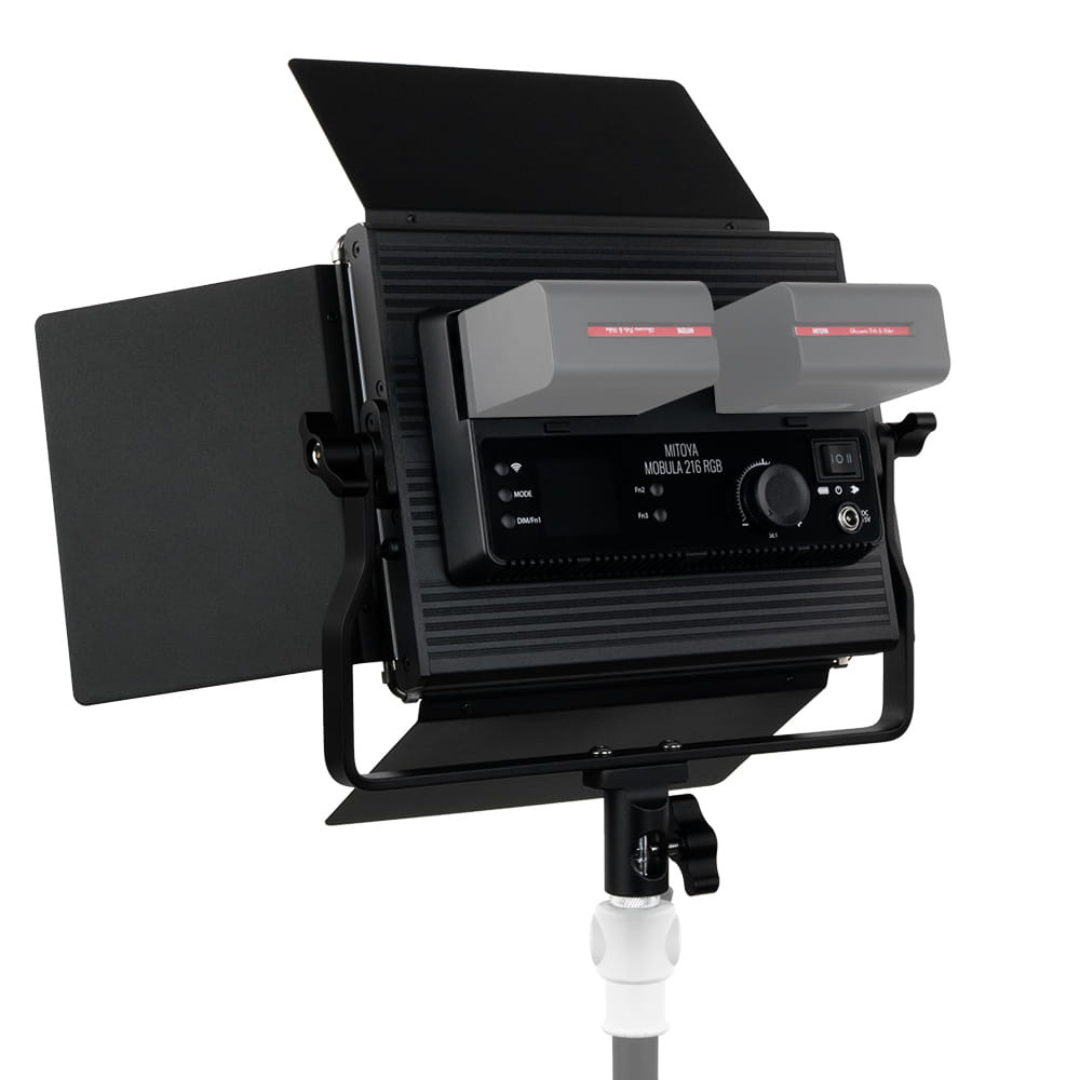 LED lampa, MITOYA, MOBULA 216, 2500-8500K + RGB, (bez statīva)