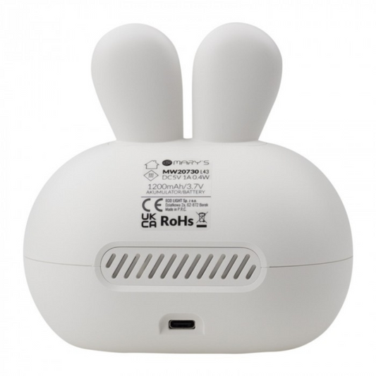 MARY'S LED nakts lampa / galda lampa / modinātājs, uzladējama USB, Ecolight