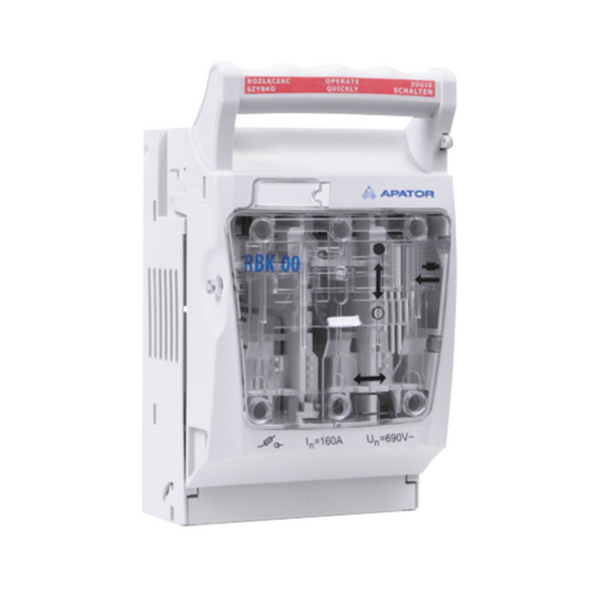 NH blokslēdzis, NH00, 160A, RBK 00, Apator